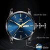 OLEVS Mens Gold Watches Waterproof Stainless Steel Lightweig...