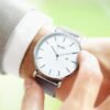 BUREI Men Wrist Watches Fashion Minimalist Analog Quartz Wat...