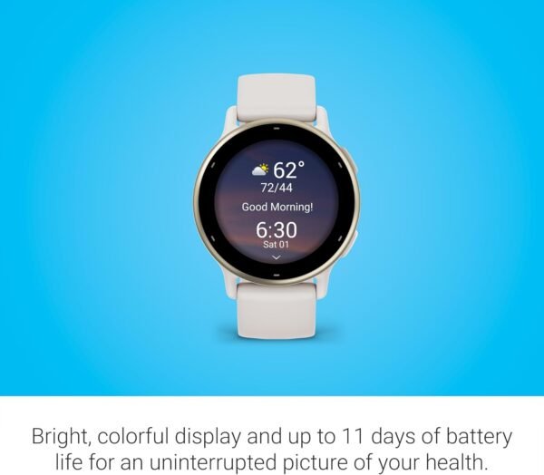 Garmin vívoactive 5, Health and Fitness GPS Smartwatch, AMOL...