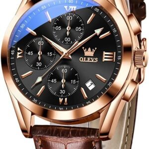 OLEVS Mens Watches-Chronograph Fashion Casual Analog Quartz ...