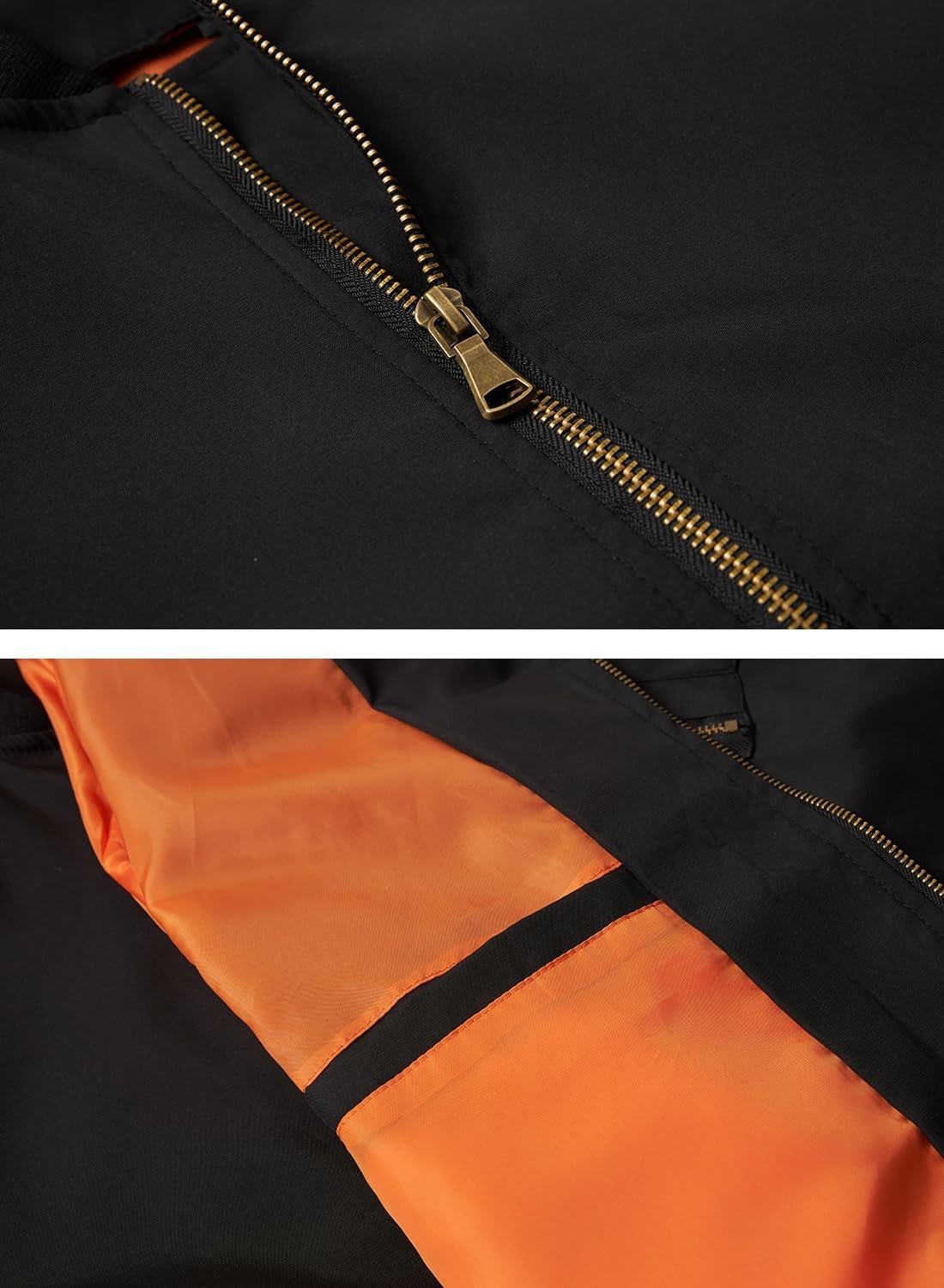 HOOD CREW Men’s Bomber Jacket Lightweight Casual Stylish Spr... - Image 6