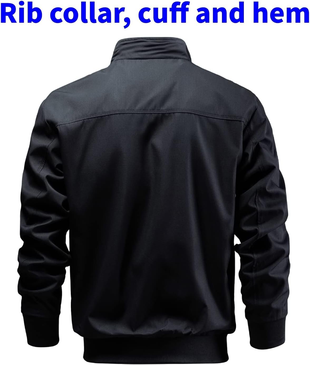 TLZC Men's Casual Jacket Outdoor Windbreaker Lightweight Sof... - Image 2