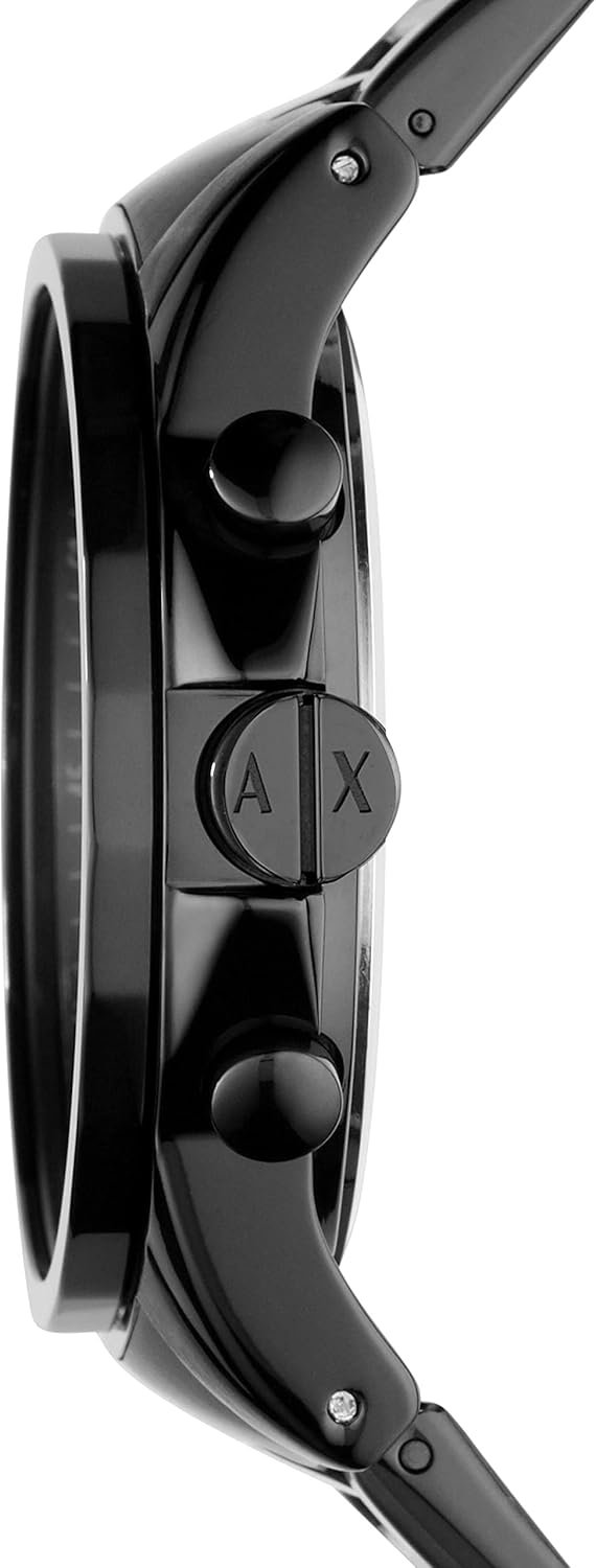 AX Armani Exchange Chronograph Watch for Men with Leather, S...