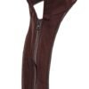 HOOD CREW Men’s Casual Stand Collar PU Faux Leather Zip-Up M...