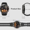 MIDDOW Military Smart Watch with GPS (Answer/Make Calls), Sa...