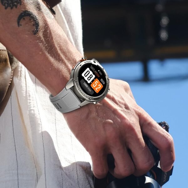 MIDDOW Military Smart Watch with GPS (Answer/Make Calls), Sa...