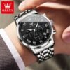 OLEVS Men Multifunction Watch, Multi Dial Waterproof Luminou...
