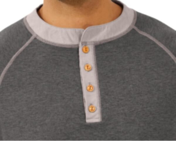Mens Henley Shirts Short Sleeve Casual Classic Cotton T-Shir...