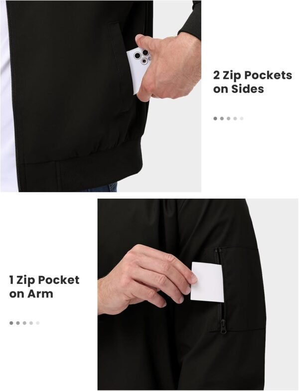 TBMPOY Men's Bomber Jackets Lightweight Light Windbreaker Ca...