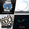 OLEVS Mens Watches Fashion Casual Analog Quartz Watch Waterp...