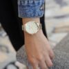 Nine West Women's Floral Dial Bracelet Watch