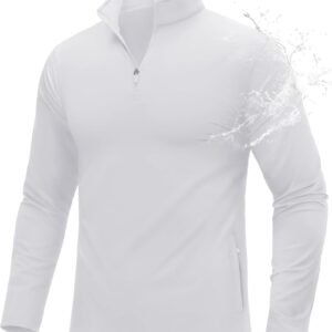 MAGCOMSEN Quarter Zip Pullover Men 1/4 Zip Golf Jacket Fleec...