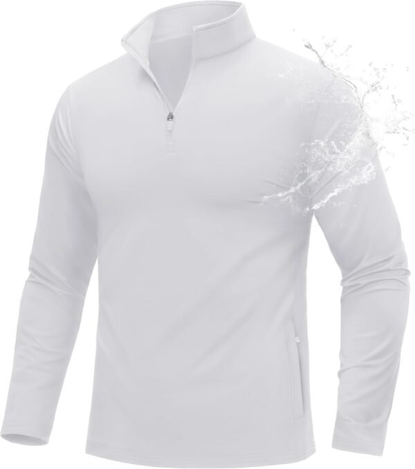 MAGCOMSEN Quarter Zip Pullover Men 1/4 Zip Golf Jacket Fleec...