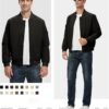 TBMPOY Men's Lightweight Bomber Jackets Light Windbreaker Ca...