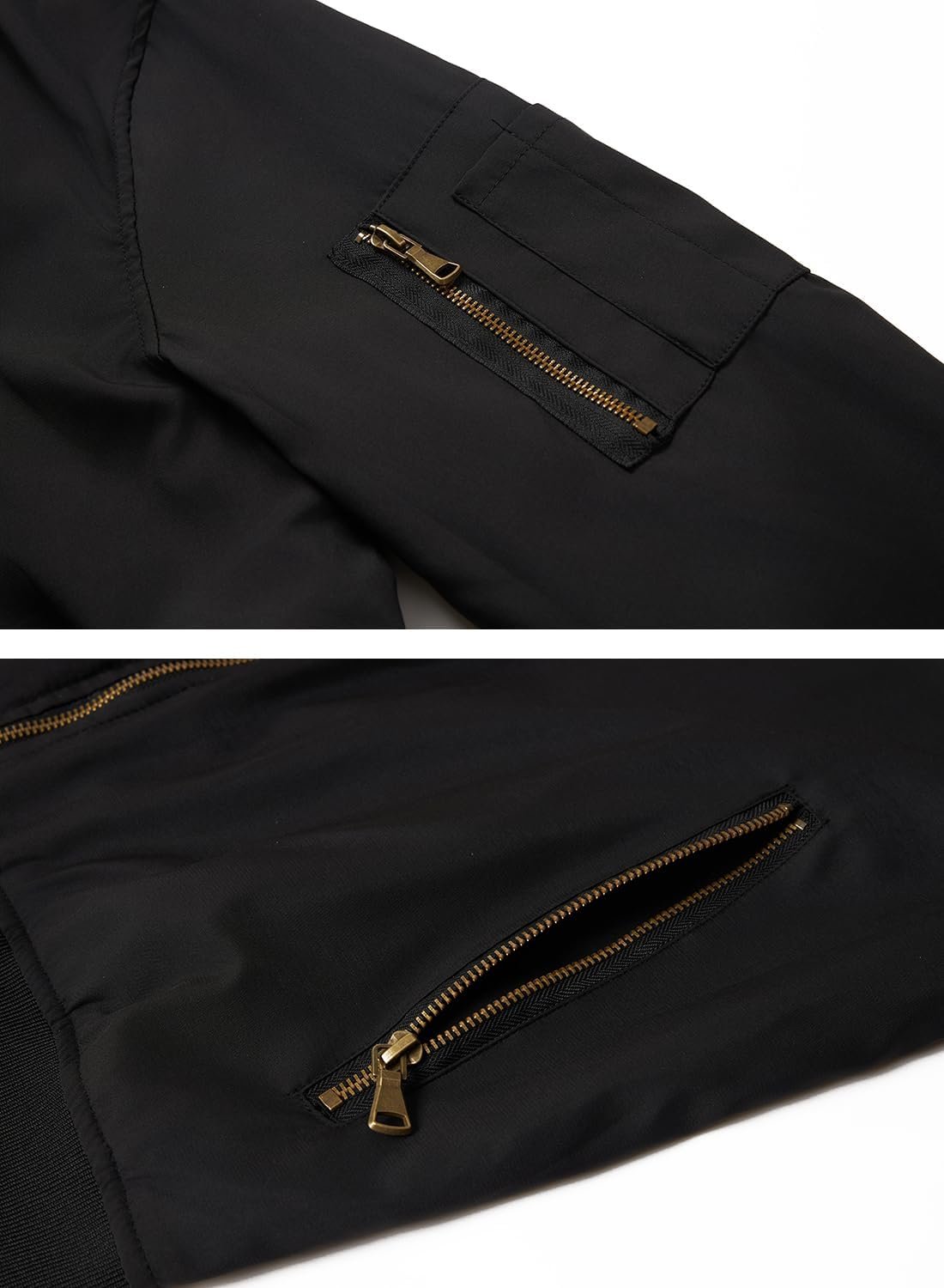 HOOD CREW Men’s Bomber Jacket Lightweight Casual Stylish Spr... - Image 5