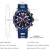 AIMES Watch for Men Sport Military Waterproof Chronograph Me...
