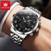OLEVS Men Multifunction Watch, Multi Dial Waterproof Luminou...