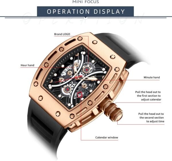 AIMES Watch Wristwatch for Men Fashion Casual Cool Big Dial ...
