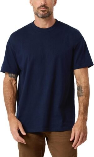 INTO THE AM Men's Heavyweight T Shirts for Men S - 3XL Boxy ...