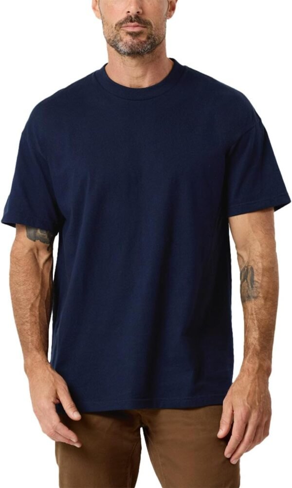 INTO THE AM Men's Heavyweight T Shirts for Men S - 3XL Boxy ...