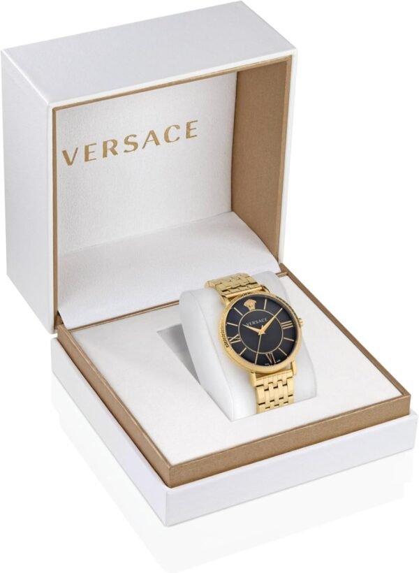 Versace V-Eternal Collection Luxury Mens Watch Timepieces wi...