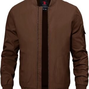TBMPOY Men's Lightweight Bomber Jackets Light Windbreaker Ca...