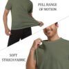 Mens T-Shirts Multi Pack Crewneck Cotton Tee Short Sleeve Cl...