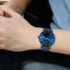 BUREI Men's Fashion Minimalist Wrist Watch All Black Waterpr...