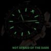 BENYAR Mens Watches Quartz Movement Chronograph Leather Stra...