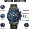 BENYAR Mens Watch Analog Quartz Movement Chronograph Stylish...