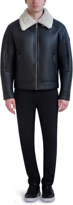 Karl Lagerfeld Paris Men's Short Puffer Jacket