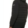 DKNY Men's Quilted Performance Hooded Bomber Jacket
