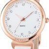 NUOVO Women's Silicone Sports Watch - Crystal Accented Leath...