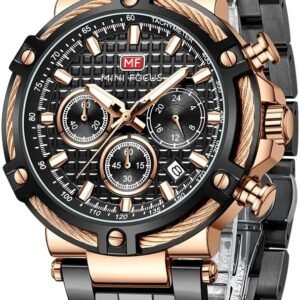 MF MINI FOCUS Business Men Watches (Chronograph/Waterproof/L...