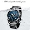 BENYAR Mens Watch Analog Quartz Movement Chronograph Stylish...