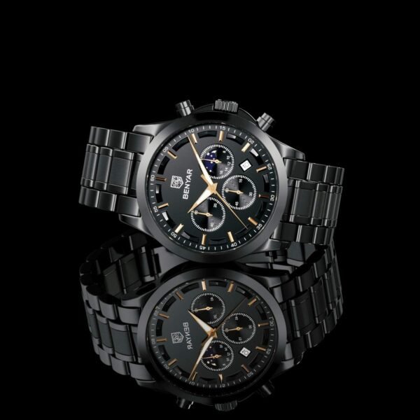 BY BENYAR Mens Watches Analog Quartz Chronograph Waterproof ... - Image 8