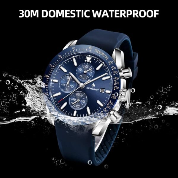 BENYAR AKNIGHT Mens Watches 45mm Big Face Waterproof Analog ...