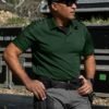 CQR Men's Polo Shirts, Tactical Short Sleeve Golf Performanc...