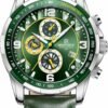 NAVIFORCE Sport Watches for Men Analog Quartz Chronograph Le...