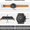 BY BENYAR Mens Watches Analog Quartz Chronograph Waterproof ...