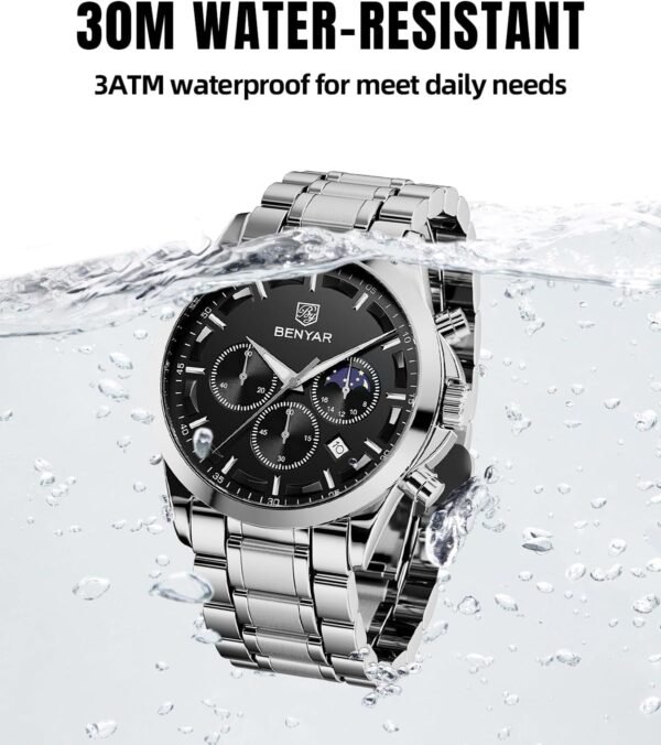 SAPPHERO Mens Watches Watches for Men Analog Watch Waterproo...