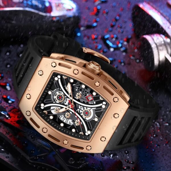 AIMES Watch Wristwatch for Men Fashion Casual Cool Big Dial ...