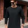 Cotrasen Men's Long Sleeve T-Shirts Cotton Casual T Shirts f...