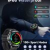 DREMAC 48mm Rugged Military Smart Watches for Men - GPS/Baro...