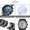 BENYAR Mens Watch Analog Quartz Movement Chronograph Stylish...