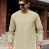 Cotrasen Men's Long Sleeve T-Shirts Cotton Casual T Shirts f...