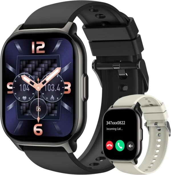 Smart Watch for Men Women Fitness: Make/Answer Call Smart Wa...
