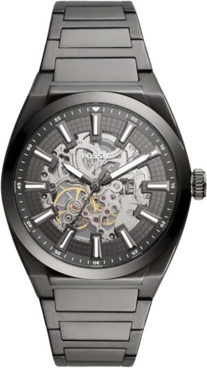 Fossil Men's Everett Automatic Stainless Steel Three-Hand Wa...
