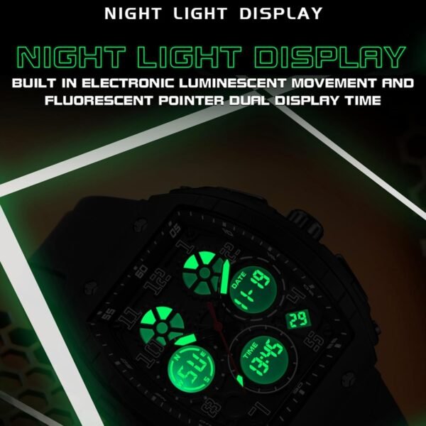 findtime Watches for Men Unique Rectangle Relojes para Hombr...