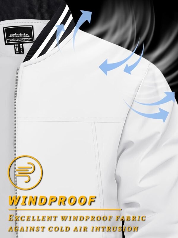 TACVASEN Men's Lightweight Jacket Casual Spring Fall Windbre...